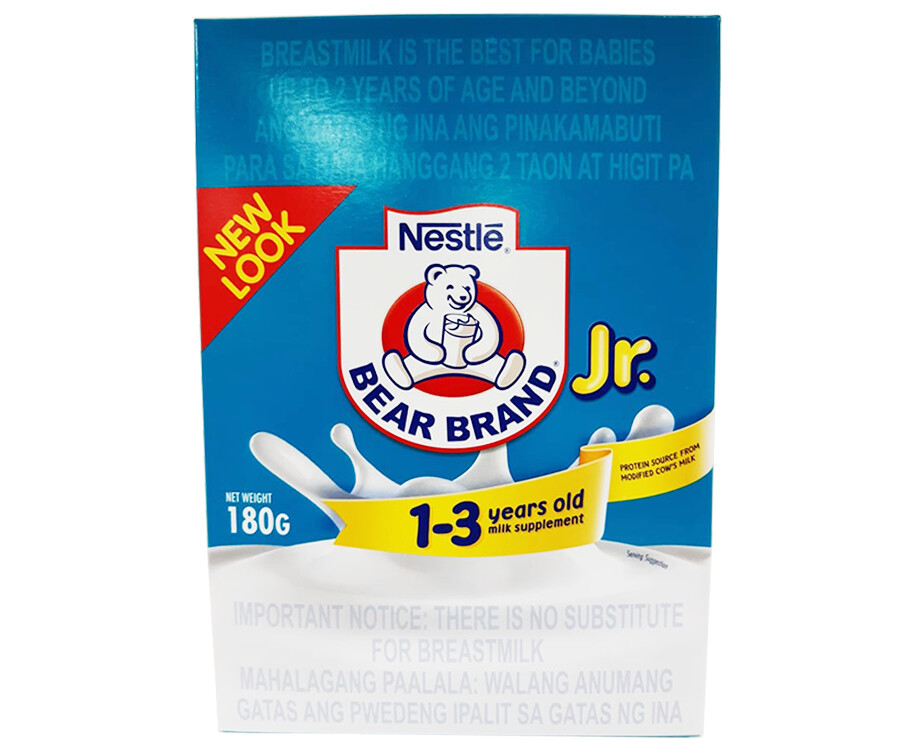 Nestlé Bear Brand Jr. Milk Supplement 1-3 Years Old 180g