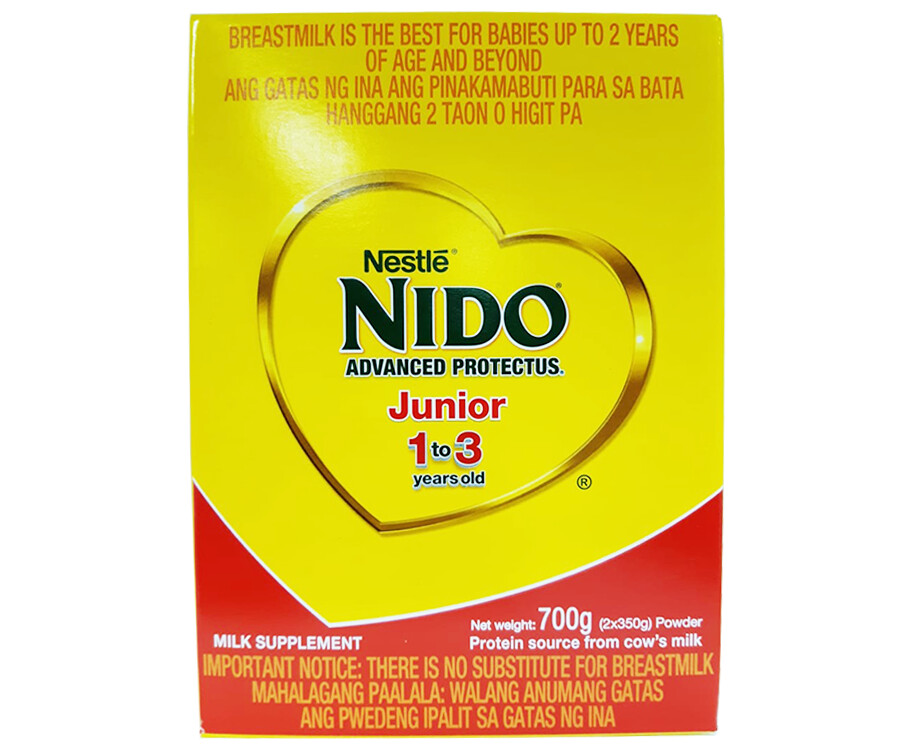 Nestlé Nido Advanced Protectus Milk Supplement Junior 1-3 Years Old 700g