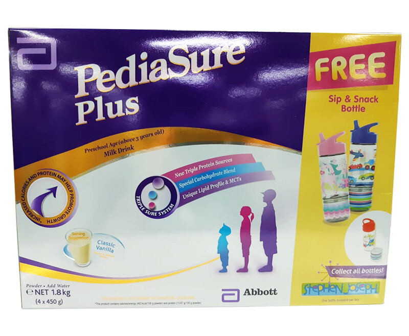 Abbott PediaSure Plus Milk Drink Above 3 Years Old Classic Vanilla 1.8kg