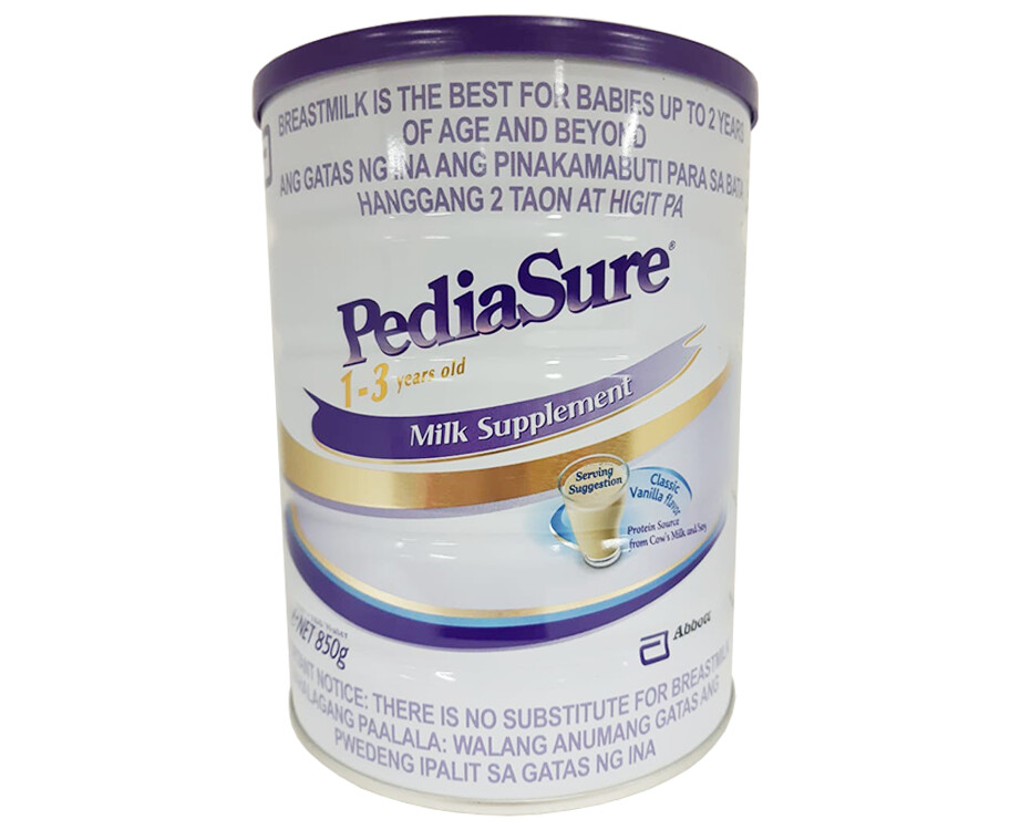 Abbott PediaSure Milk Supplement 1-3 Years Old Classic Vanilla Flavor 850g