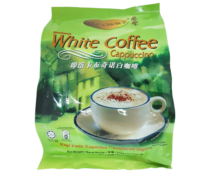 Gold Choice Instant White Coffee Cappuccino 375g