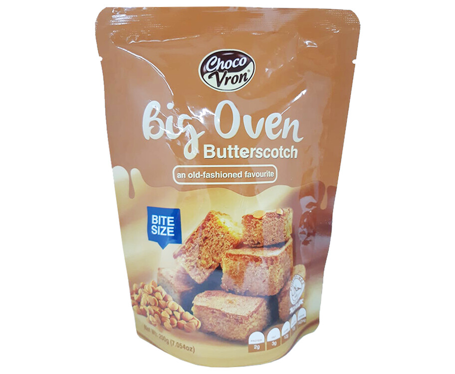 Choco Vron Big Oven Butterscotch an Old-fashioned Favourite Bite Size 180g
