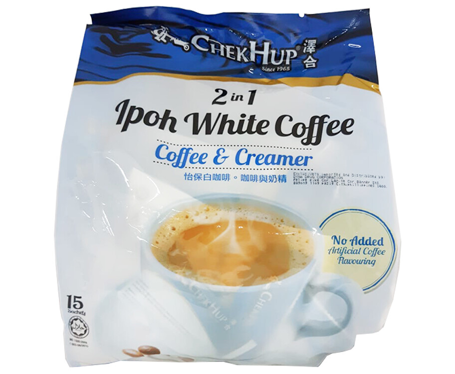 Chek Hup 2-in-1 Ipoh White Coffee Coffee &amp; Creamer 15 Sachets