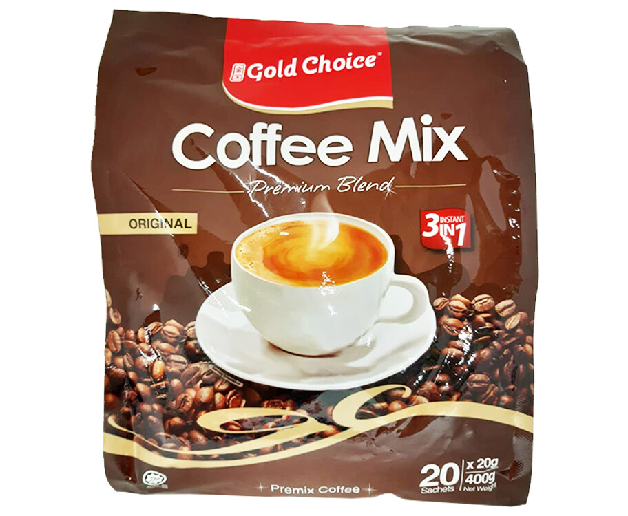 Gold Choice Instant 3-in-1 Coffee Mix Premium Blend Original 400g