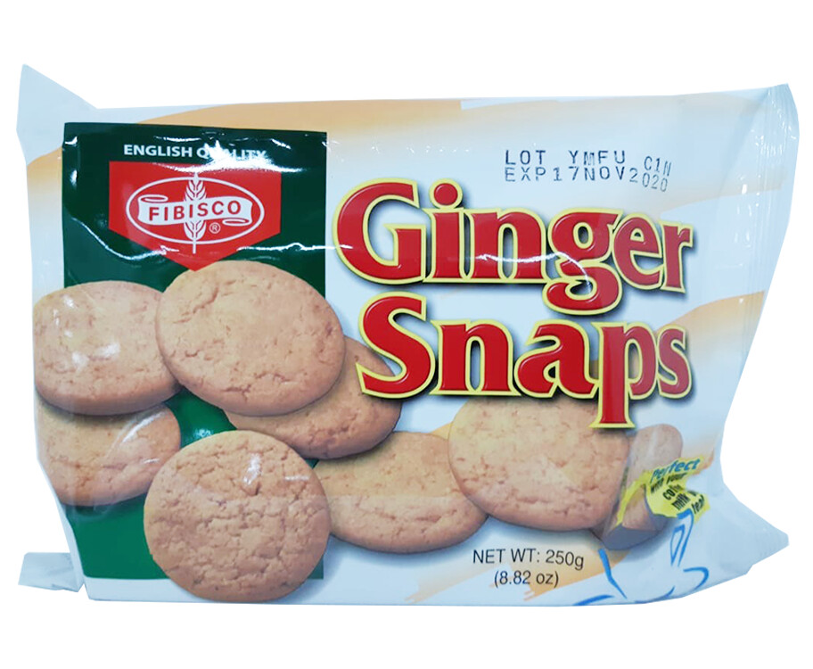 Fibisco Ginger Snaps 250g (8.82 Oz)