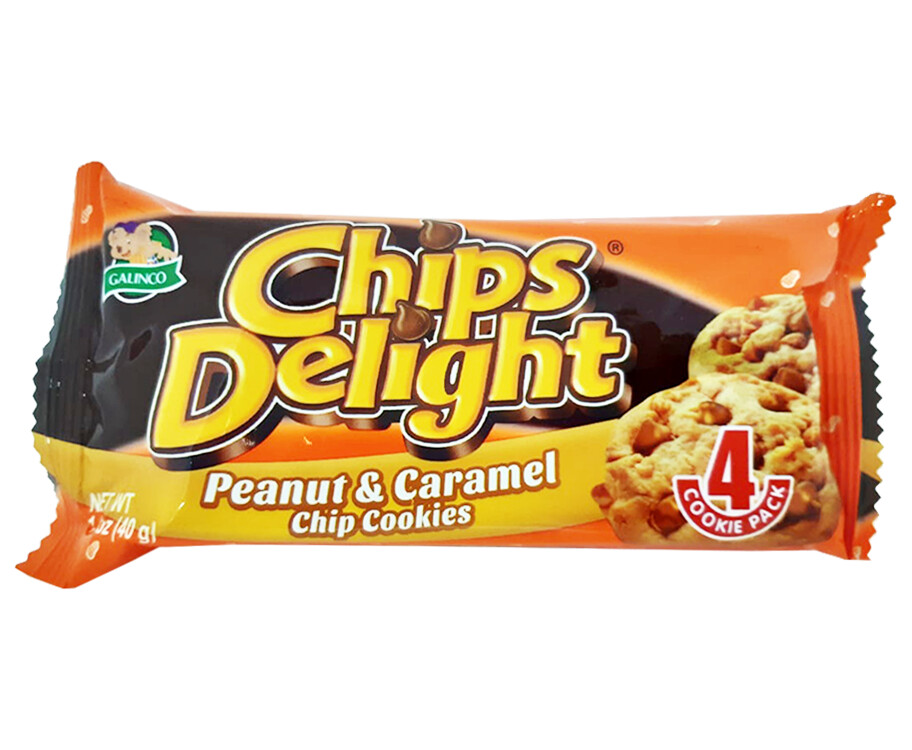 Galinco Chips Delight Peanut &amp; Caramel Chip Cookies (1.4 oz) 40g