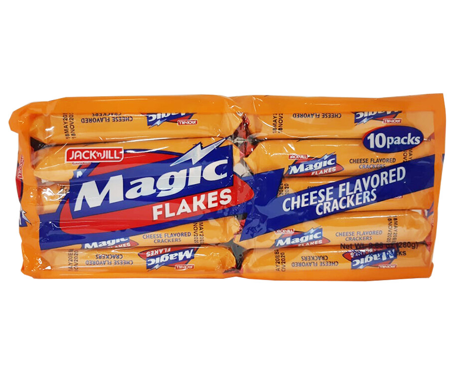 Jack 'n Jill Magic Flakes Cheese Flavored Crackers (10 Packs x 28g)