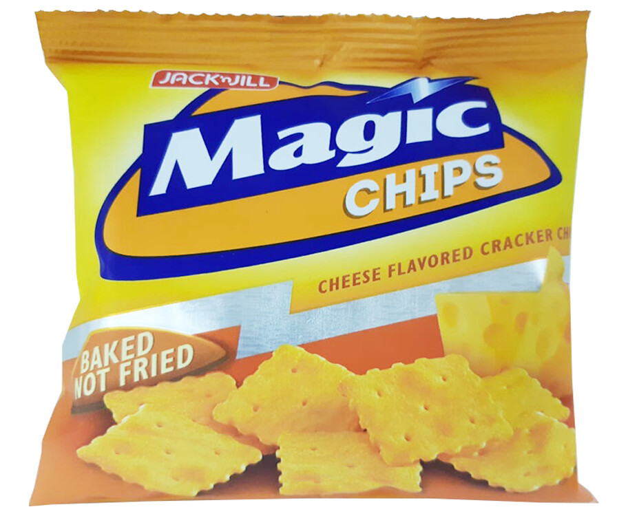 Jack 'n Jill Magic Chips Cheese Flavored Crackers 28g (0.99 Oz)