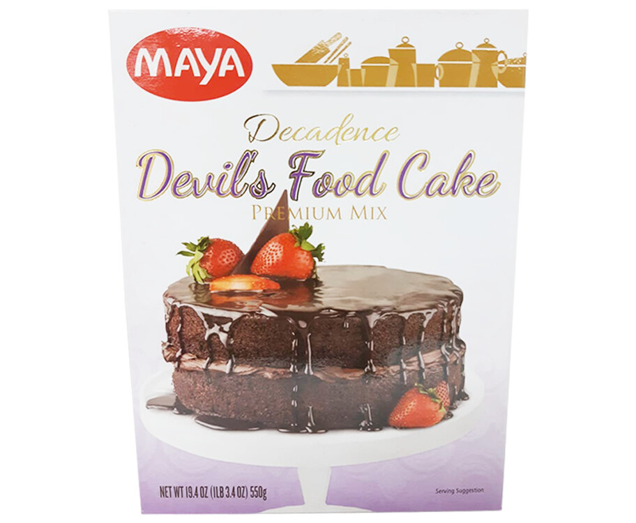 Maya Decadence Devil&#39;s Food Cake Premium Mix 550g