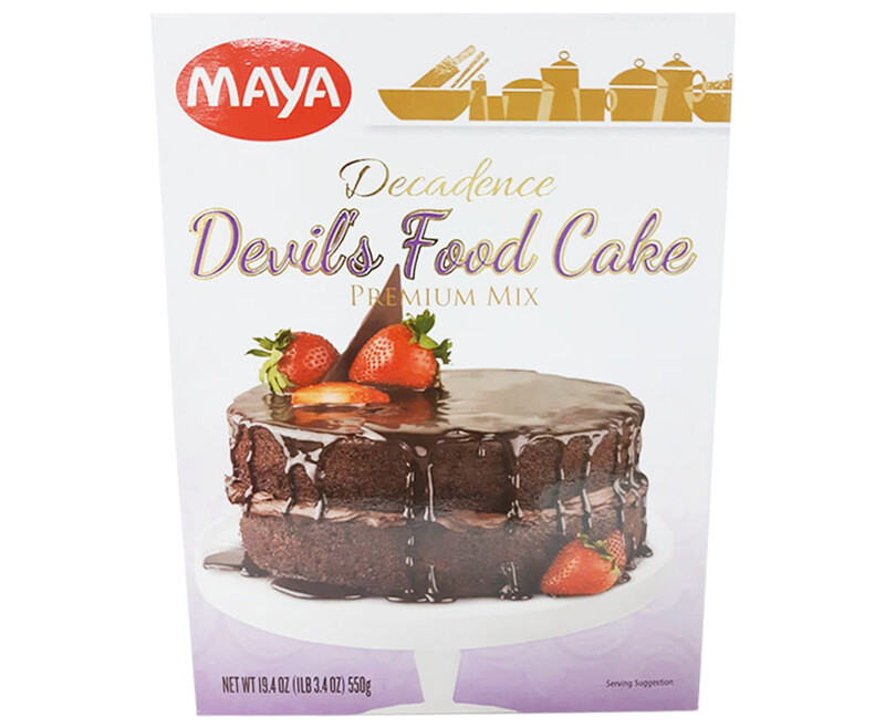 Maya Decadence Devil&#39;s Food Cake Premium Mix 550g