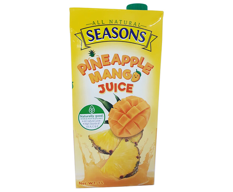 All Natural Seasons Pineapple Mango Juice 1L