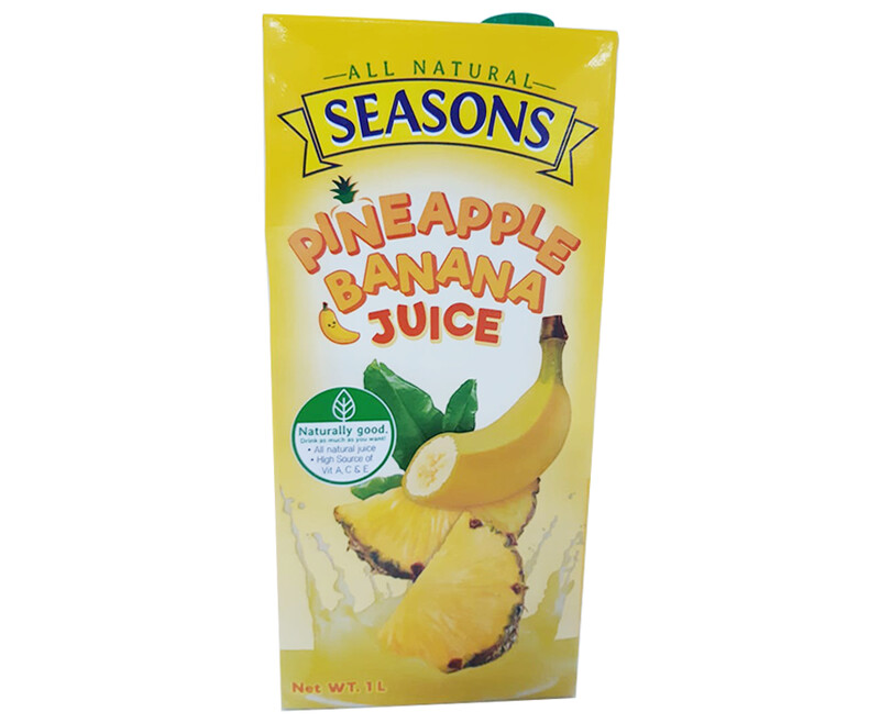 All Natural Seasons Pineapple Banana Juice 1L
