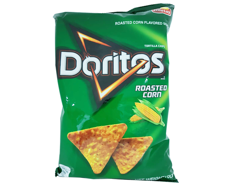 Tortilla chips roasted corn flavour