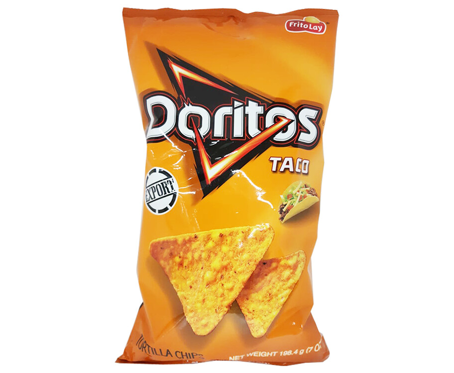 FritoLay Doritos Tortilla Chips Taco 7oz (198.4g)