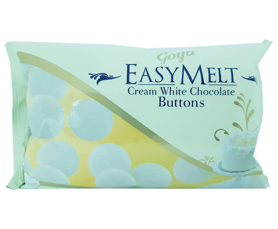 Goya Easy Melt Cream White Chocolate Buttons 180g