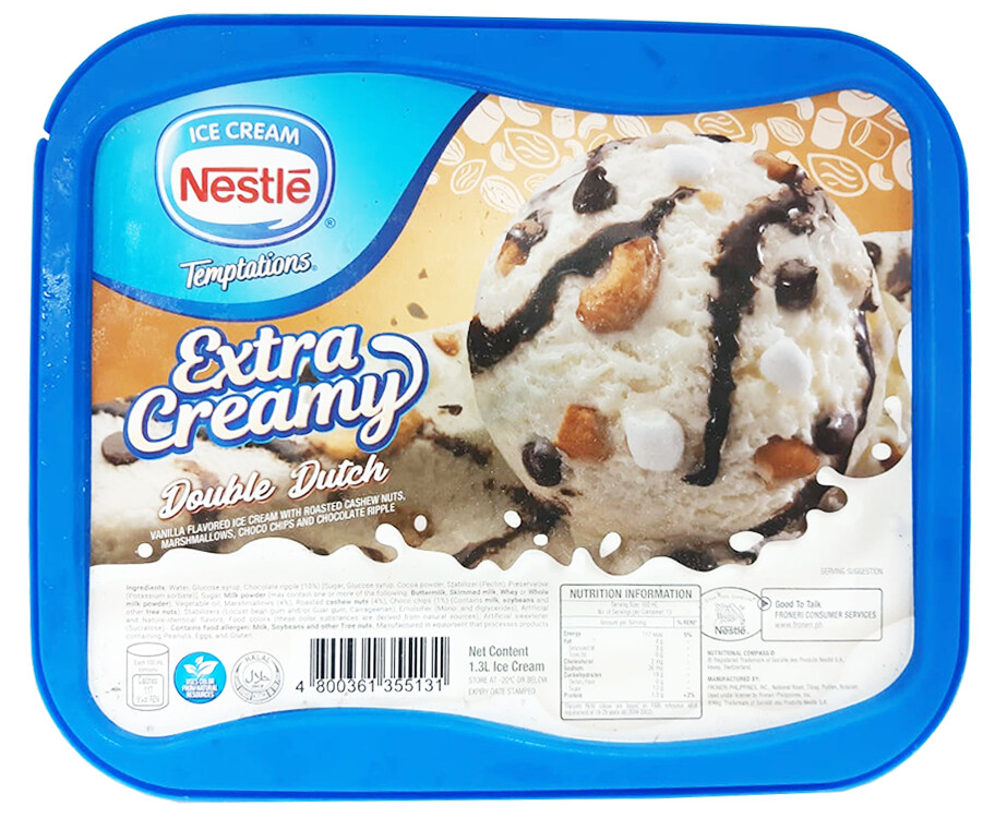 Nestlé Ice Cream Temptations Extra Creamy Double Dutch 1.3L