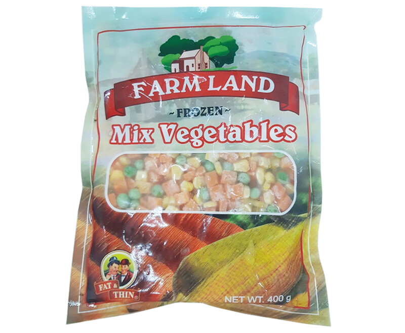 Fat &amp; Thin Farm Land Frozen Mix Vegetables 400g