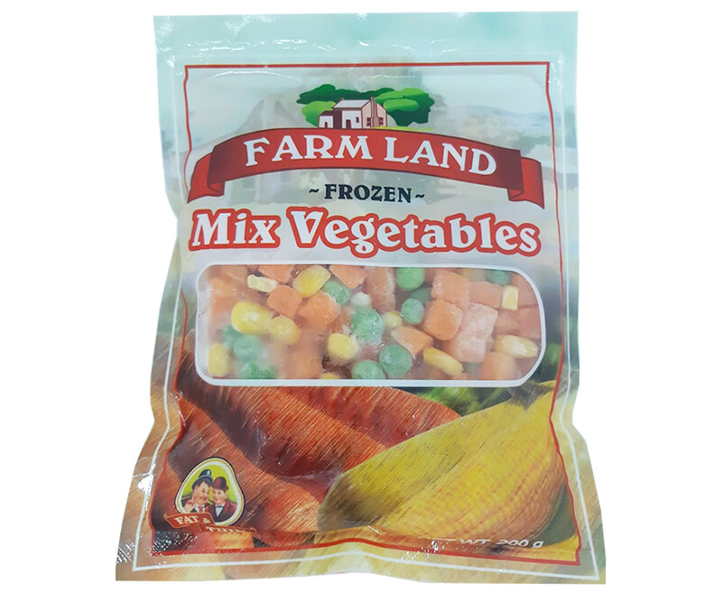 Fat &amp; Thin Farm Land Frozen Mix Vegetables 200g