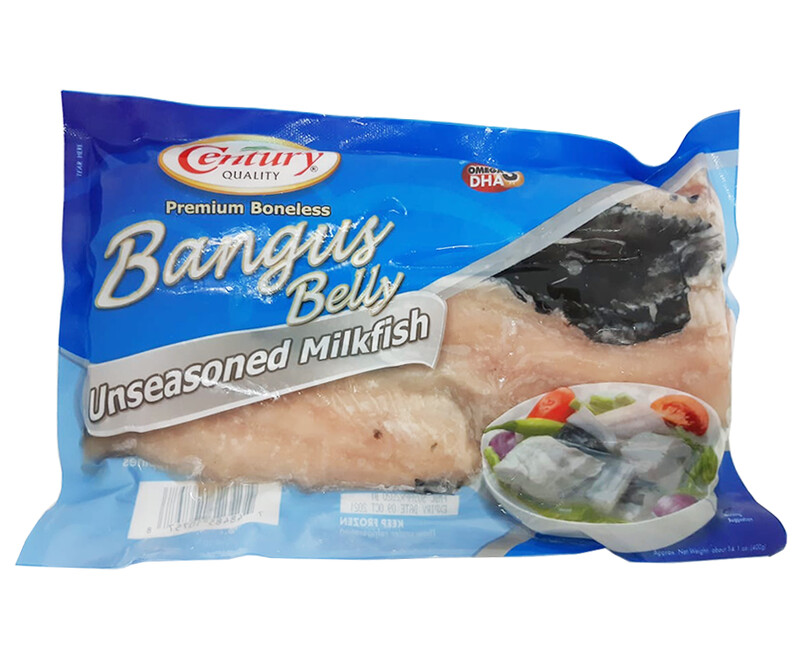 Century Premium Boneless Bangus Belly Unseasoned Milkfish 400g