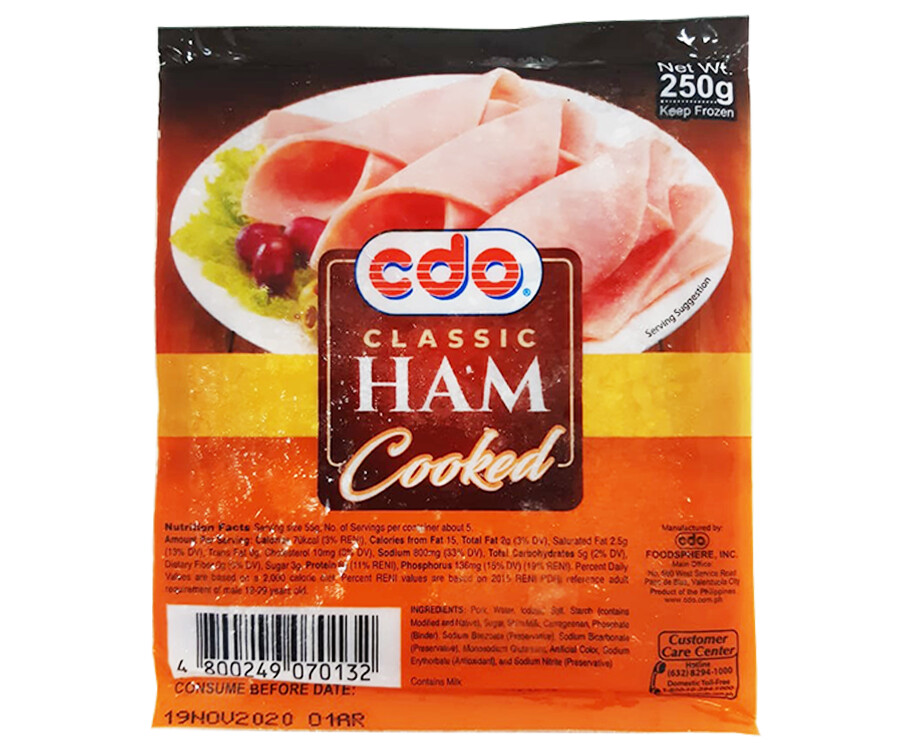 CDO Classic Ham Cooked 250g