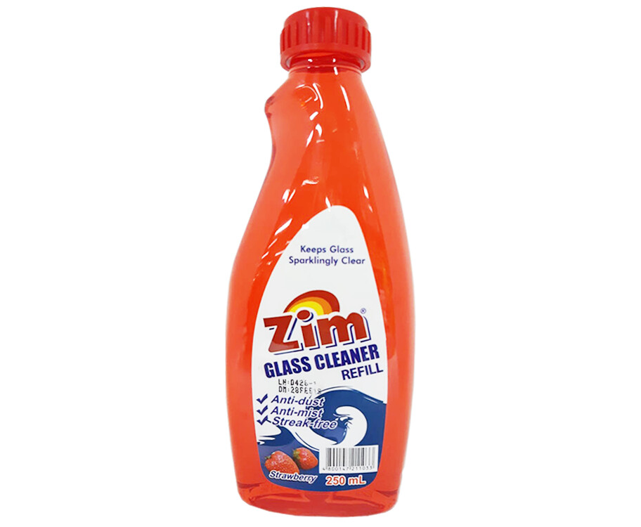 Zim Glass Cleaner Strawberry Refill 250mL