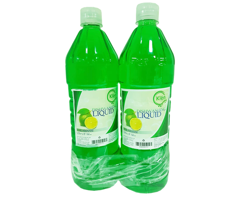 Klén Dishwashing Liquid Calamansi (2 Packs x 1000mL)