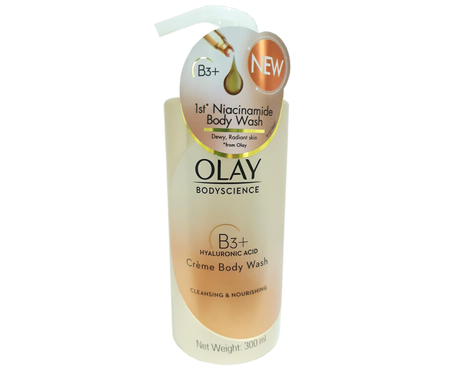 Olay Bodyscience B3+ Hyaluronic Acid Crème Body Wash 300mL