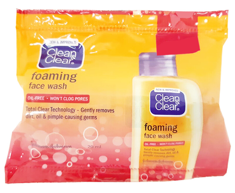 Clean &amp; Clear Foaming Face Wash 20mL