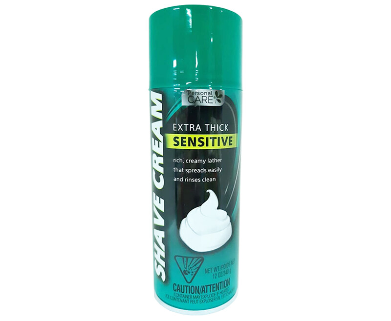 Personal Care Extra Thick Shave Cream Sensitive 340g