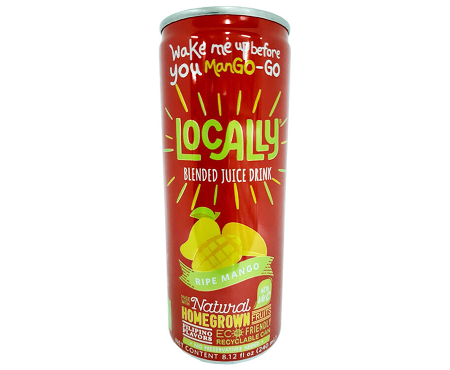Locally Blended Juice Drink Ripe Mango 240mL