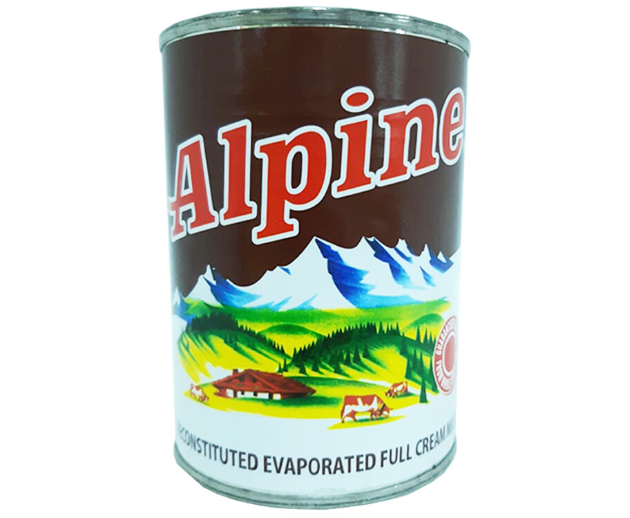 Alpine Reconstituted Evaporated Full Cream Milk 370mL