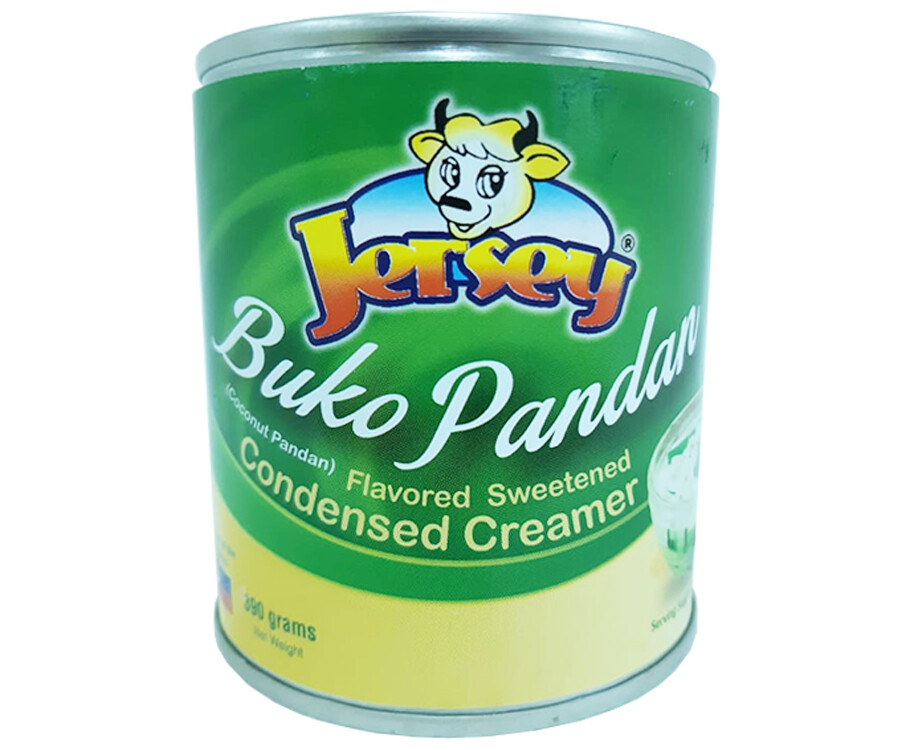 Jersey Buko Pandan (Coconut Pandan) Flavored Sweetened Condensed Creamer 390g