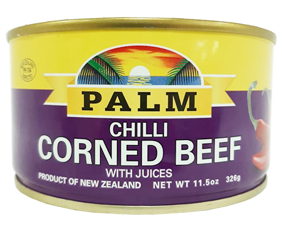 Palm Chilli Corned Beef With Juices 326g
