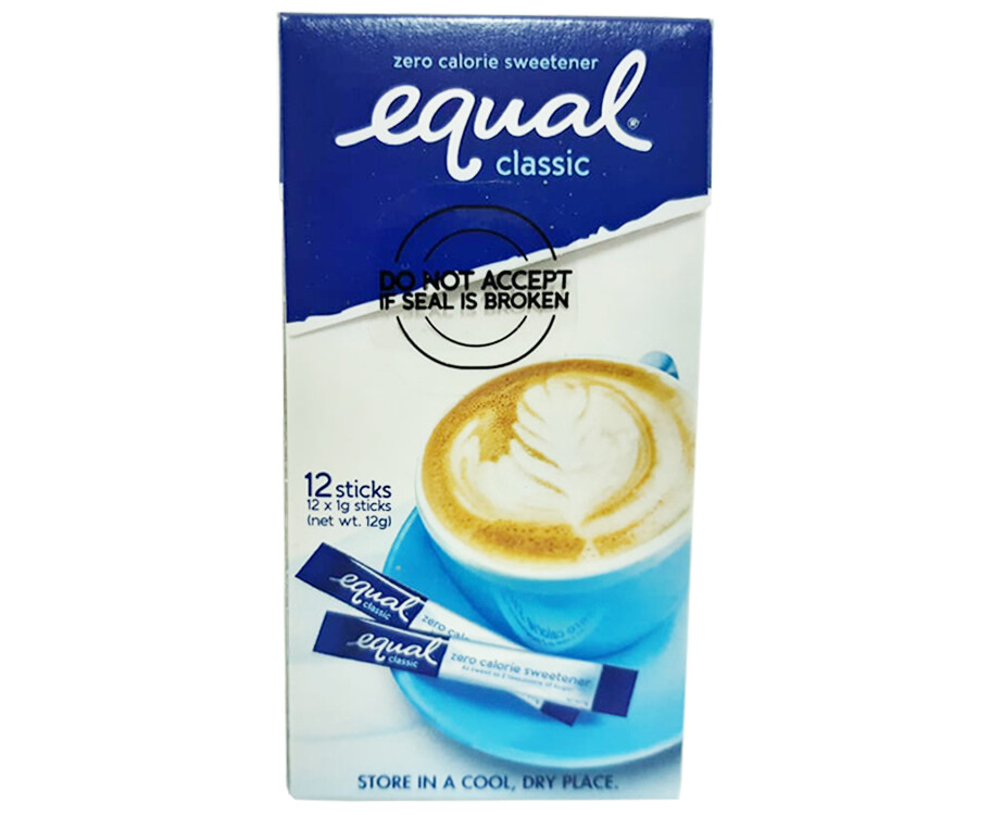 Equal Classic Zero Calorie Sweetener (12 Sticks x 1g) 12g