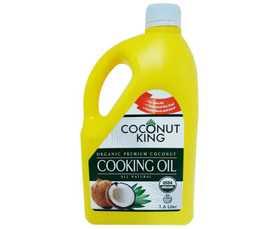 Coconut King All Natural Organic Premium Coconut Cooking Oil 1.6L