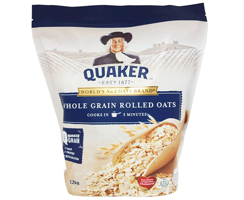 Quaker Whole Grain Rolled Oats 1.2kg