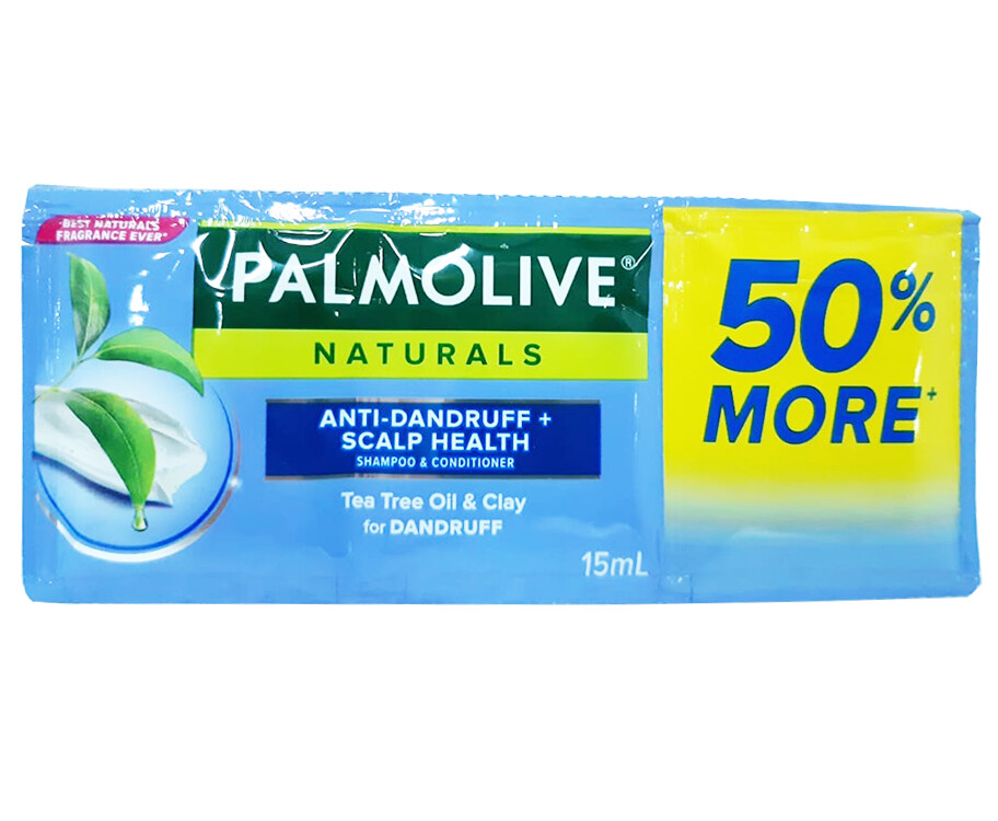 Palmolive Naturals Anti-Dandruff + Scalp Health Shampoo &amp; Conditioner (6 Packs x 15mL)