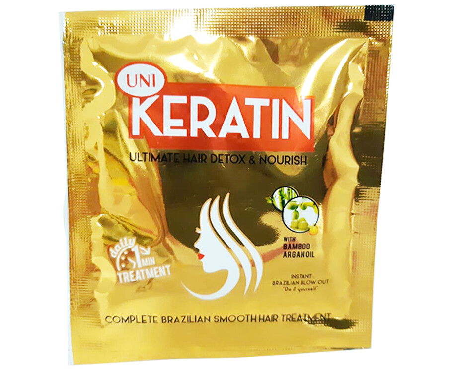 Uni Keratin Ultimate Hair Detox &amp; Nourish With Bamboo Argan Oil 20g