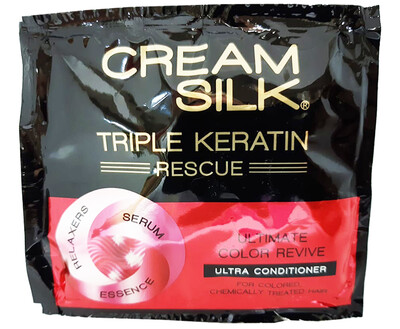Cream Silk Triple Keratin Rescue Ultra Conditioner Ultimate Color Revive 10mL