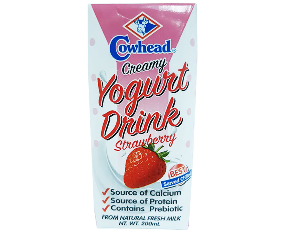 Cowhead Creamy Yogurt Drink Strawberry 200mL