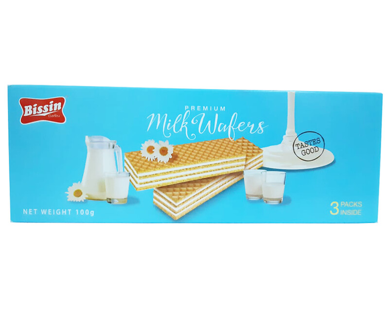Bissin Premium Milk Wafers (3 Packs x 33.3g)