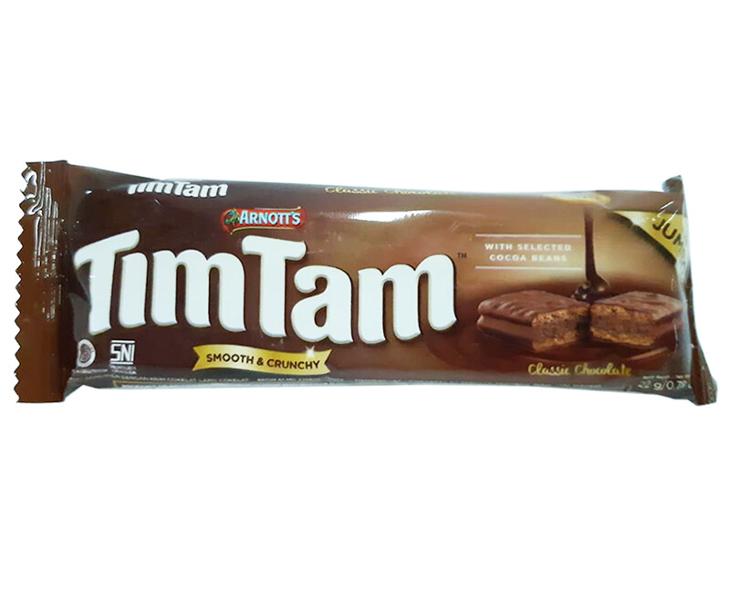 Arnott&#39;s TimTam Smooth &amp; Crunchy Classic Chocolate Jumbo 22g