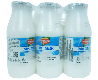 Del Monte Mr. Milk Yoghurt Flavored Milk Drink (6 Packs x 100mL)