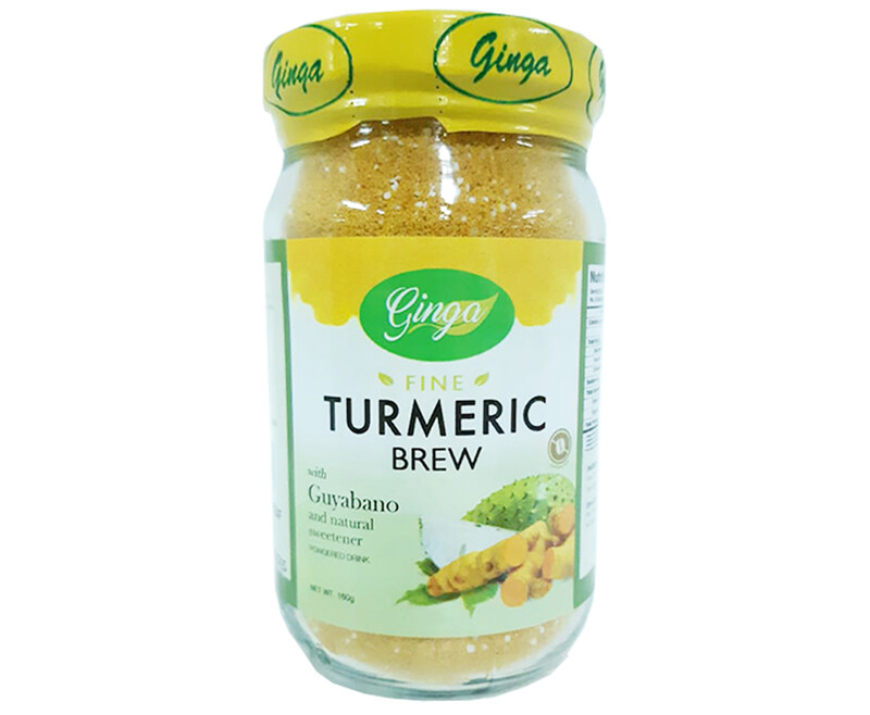 Ginga Fine Turmeric Brew With Guyabano And Natural Sweetener Powdered Drink 150g