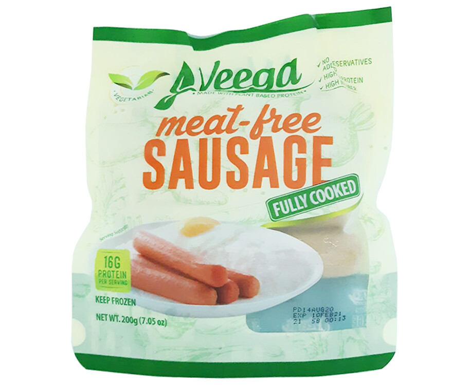 Veega Meat-Free Sausage Fully Cooked 200g