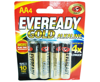 Eveready Gold Alkaline AA4