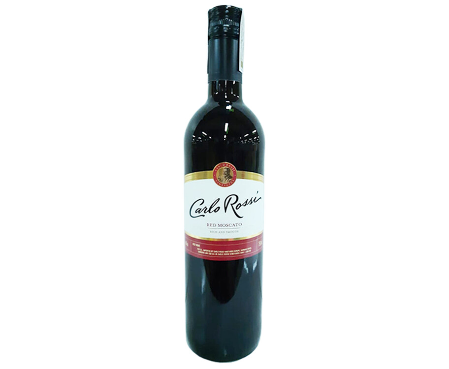 Carlo Rossi Red Moscato Rich and Smooth 750mL