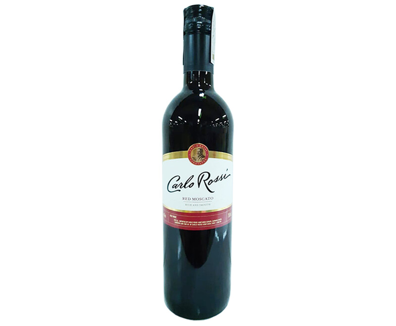 Carlo Rossi Red Moscato Rich and Smooth 750mL