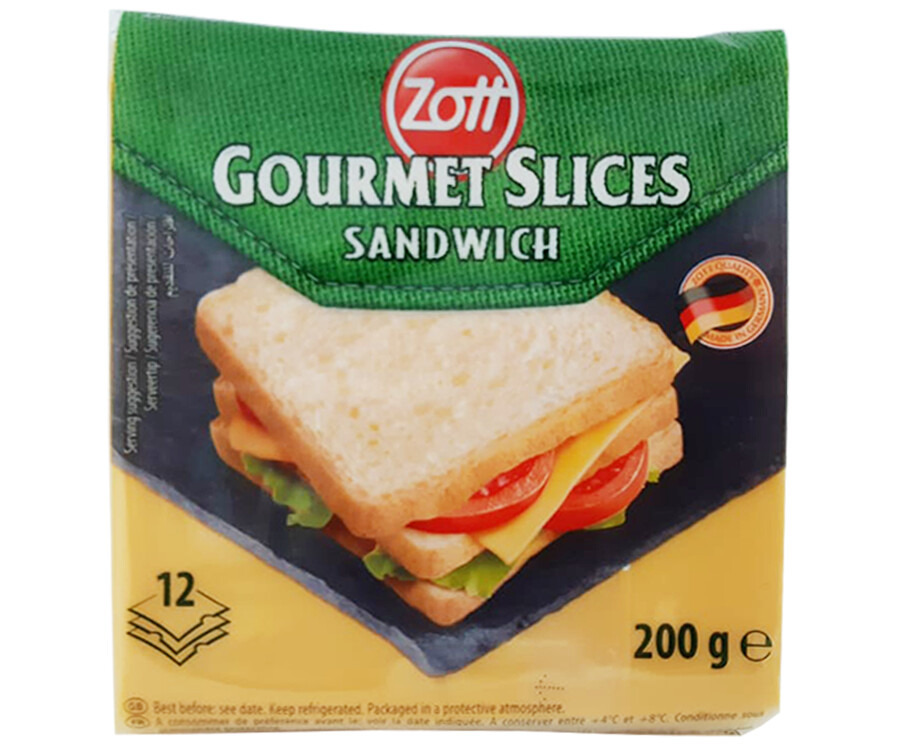 Zott Gourmet Slices Sandwich 12 Slices 200g