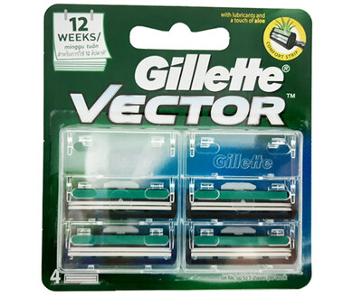 Gillette Vector 4 Cartridges